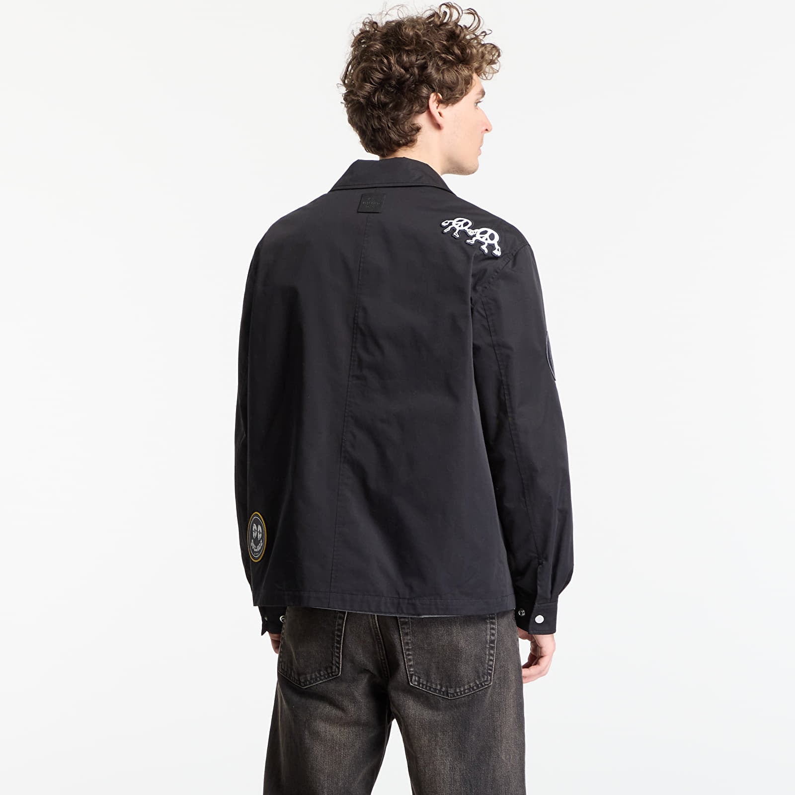 Jakas AllSaints Soundman Coach Jacket Black