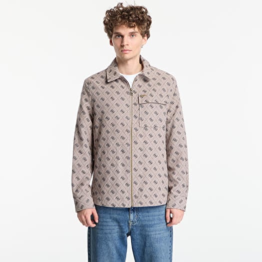 Jas Guess Jeans 4G Shacket Canvas Jacq Velve