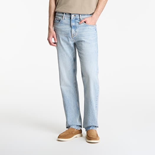 Jeans Tommy Hilfiger Dover Whiskered Regular Straight Leg Jeans Maxwell Blue