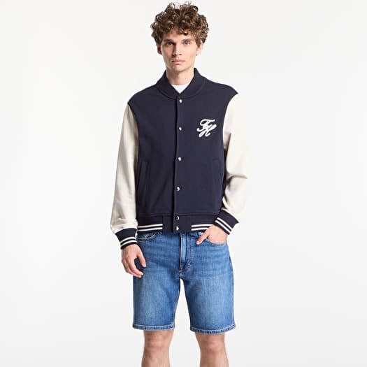 Tommy Hilfiger Script Colorblock Bomber Navy