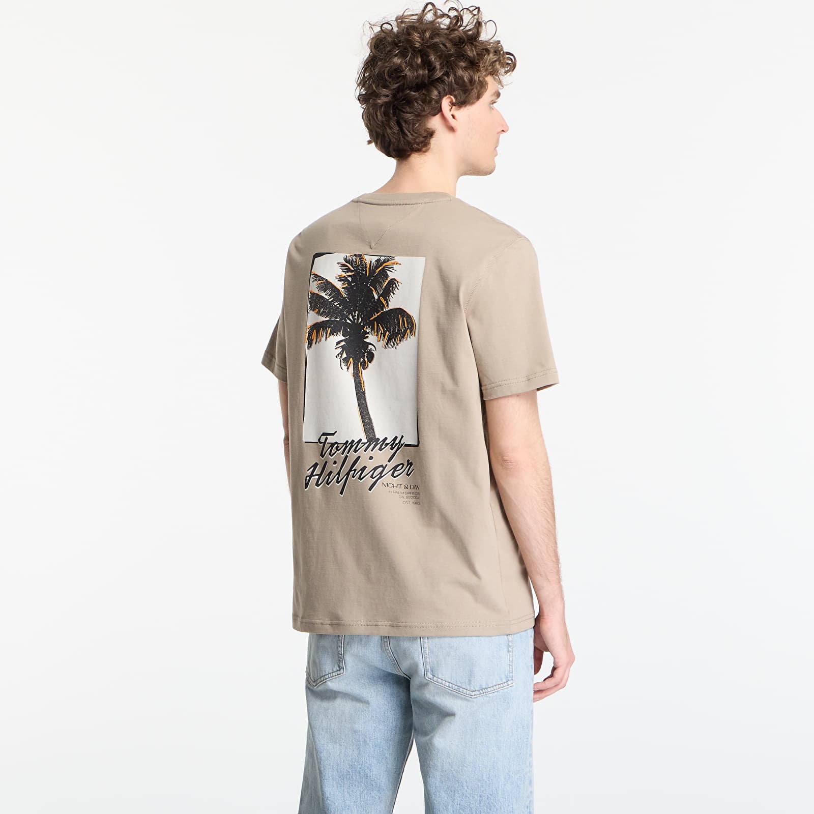 T-shirts Tommy Hilfiger Palm Photo Print Tee Keystone