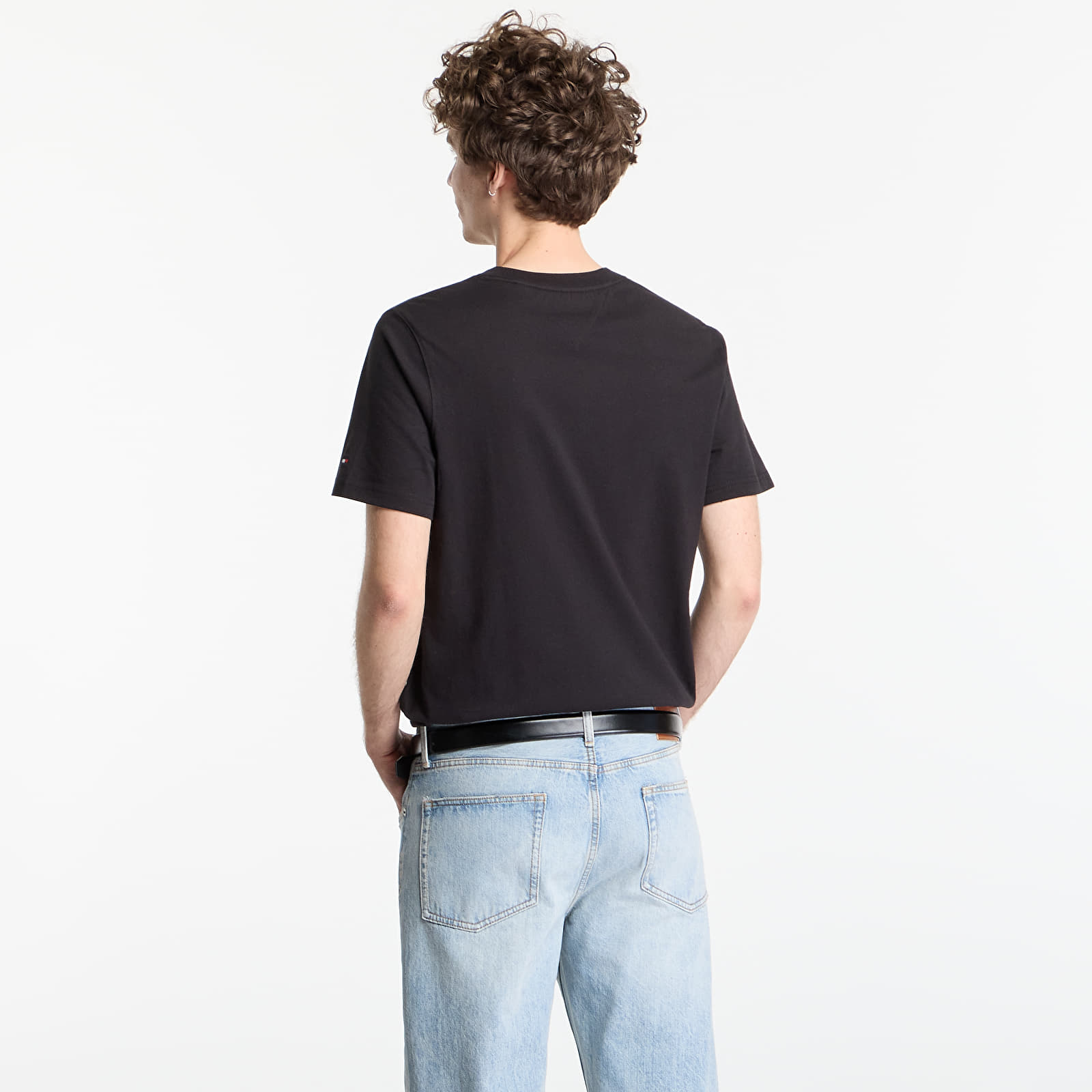 T-Shirts Tommy Hilfiger Summer Text Graphic Tee Black