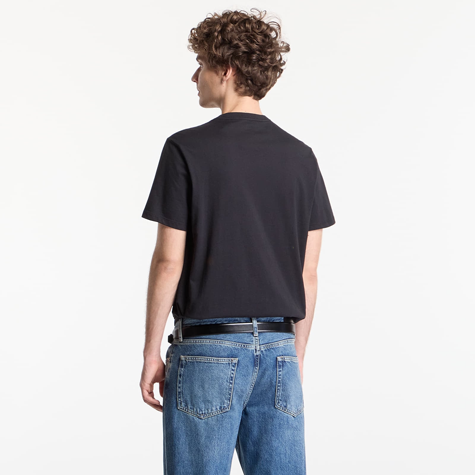 Тениски Calvin Klein Jeans Ss 30S Eu Ck Trvl Lines Seasonal Tee Black