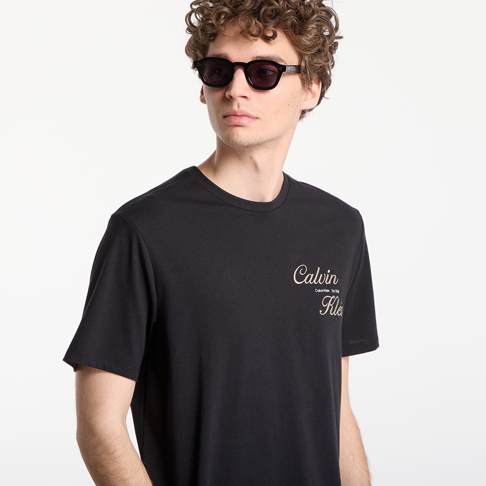 Тениски Calvin Klein Jeans Ss 30S Eu Calvin Klein Resrt Graphic Tee Black
