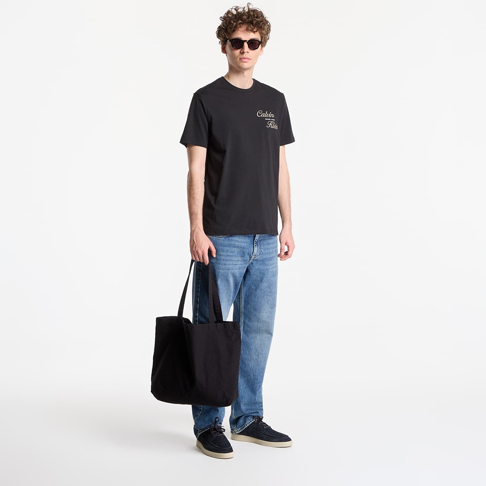 Тениски Calvin Klein Jeans Ss 30S Eu Calvin Klein Resrt Graphic Tee Black