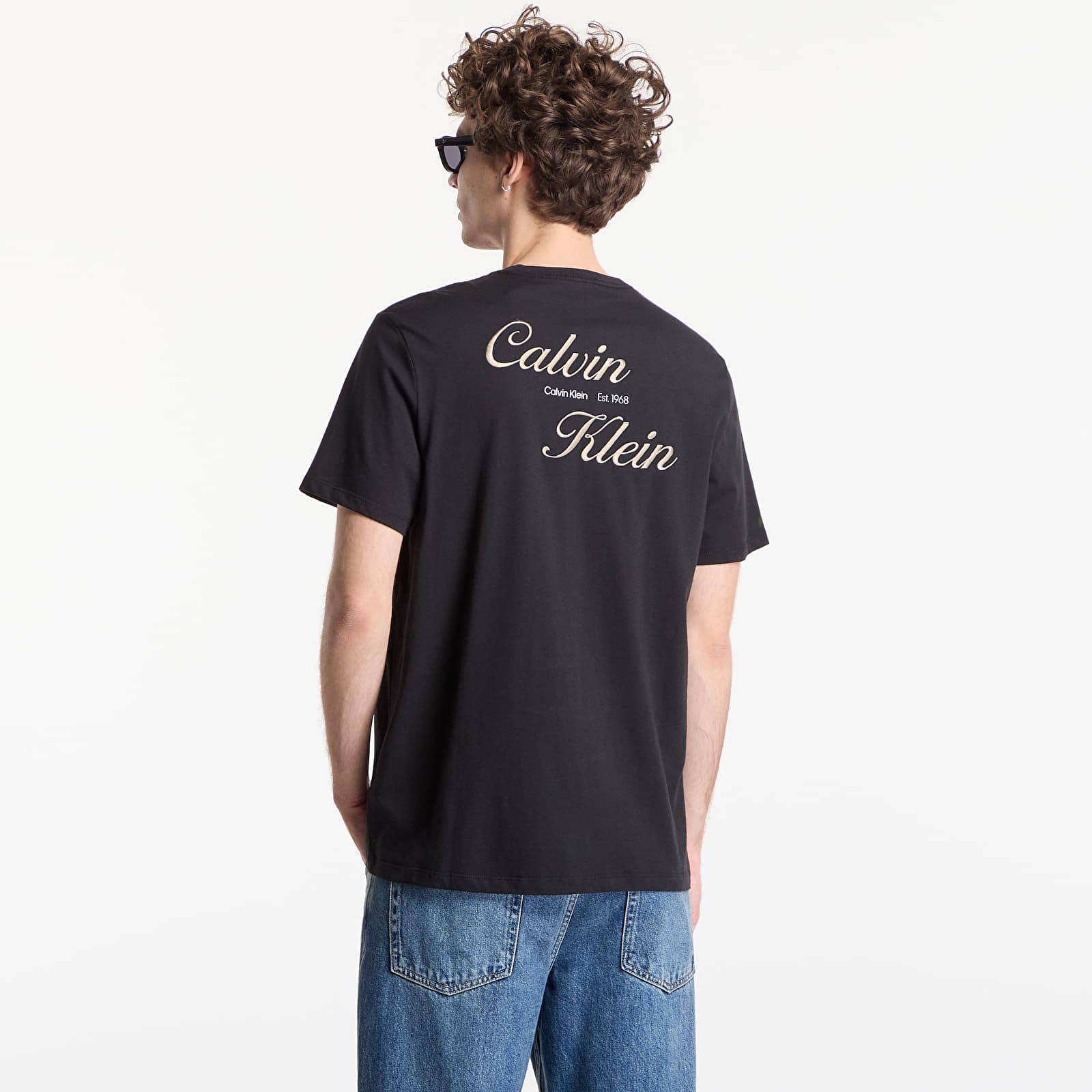 Тениски Calvin Klein Jeans Ss 30S Eu Calvin Klein Resrt Graphic Tee Black