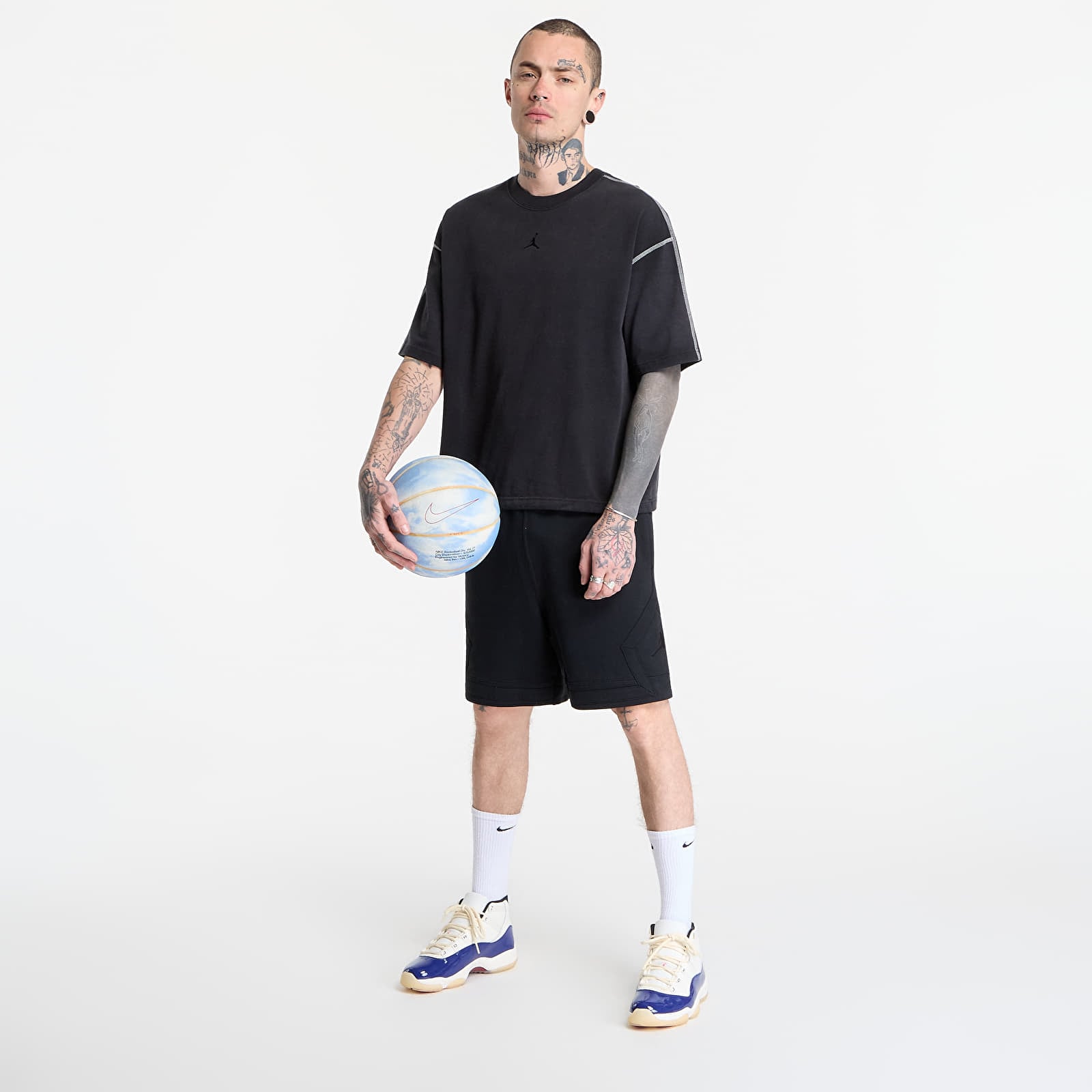 Pantaloncini uomo Jordan Flight Fleece Men's Diamond Shorts Black