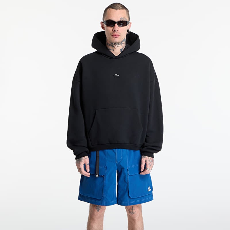 Sweatshirt Nike Standard Issue Men's Therma-FIT Brushed Basketball Pullover Hoodie Black/ Pale Ivory