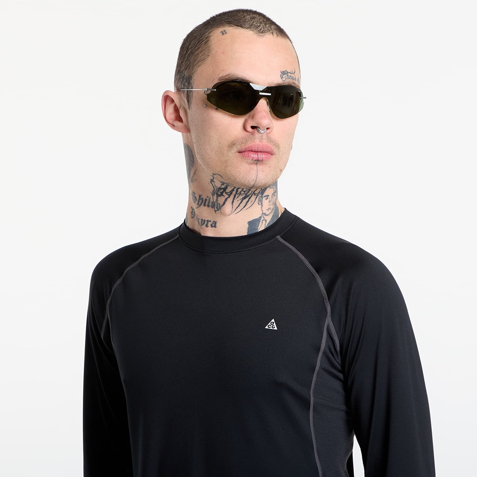 T-Shirts Männer Nike ACG "Wildsee" Men's Dri-FIT Long-Sleeve Base Layer Black/ Anthracite/ Summit White