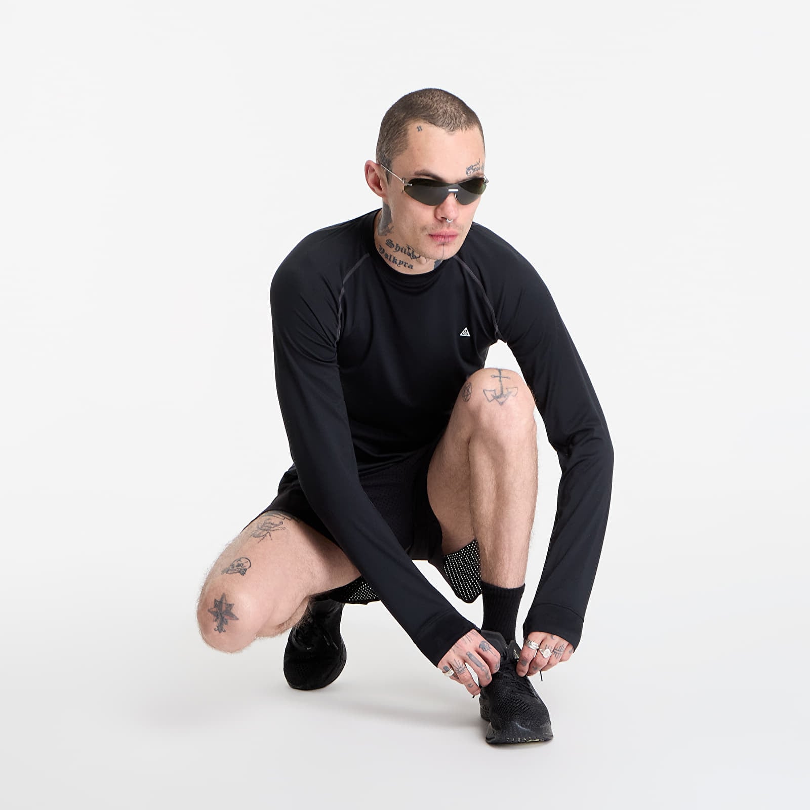 T-Shirts Männer Nike ACG "Wildsee" Men's Dri-FIT Long-Sleeve Base Layer Black/ Anthracite/ Summit White