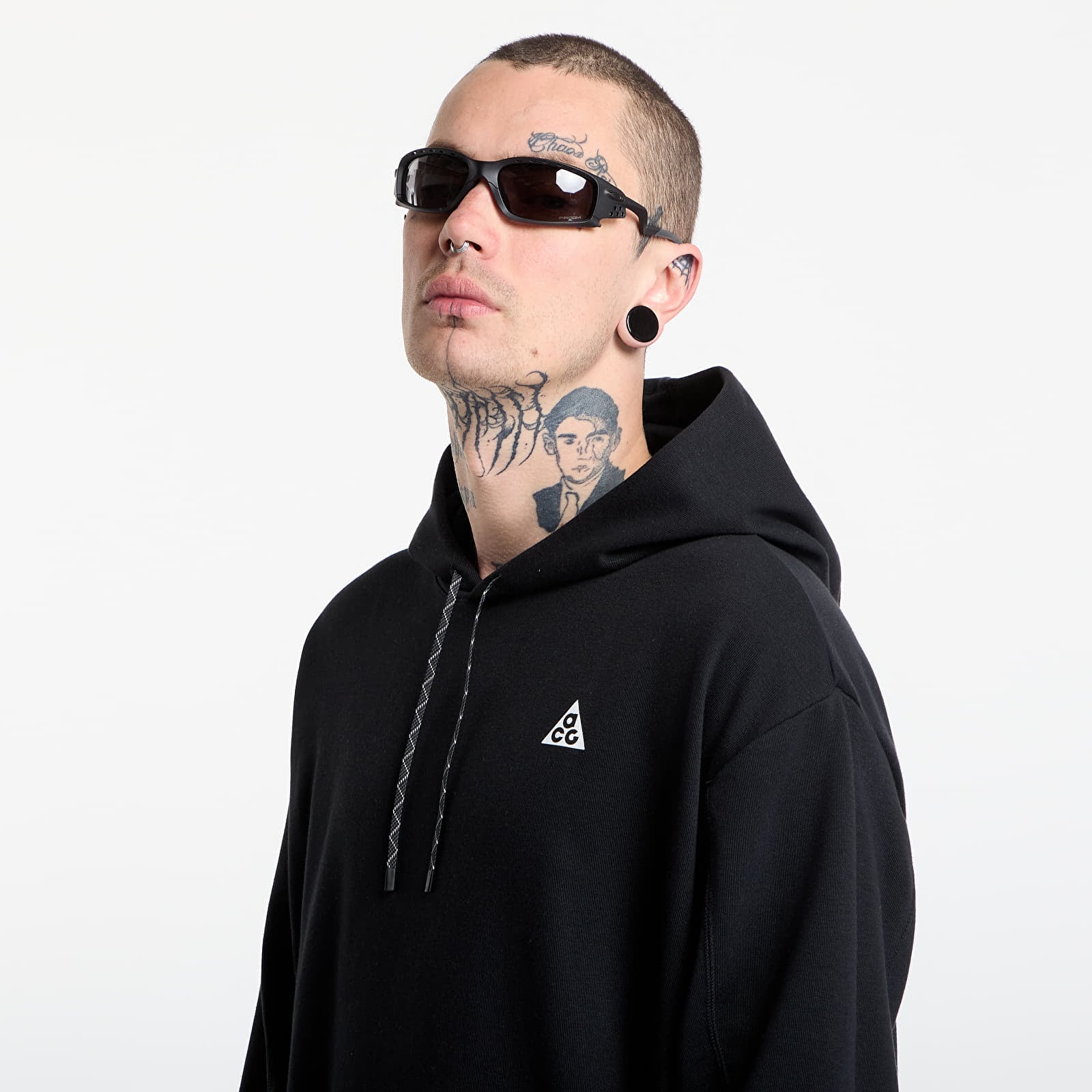 Herren-Sweatshirts Nike ACG "Magic Hour" Men's Dri-FIT Trail Hoodie Black/ Summit White/ Summit White