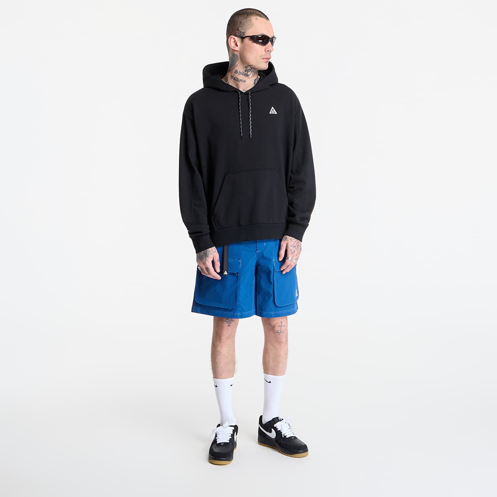 Herren-Sweatshirts Nike ACG "Magic Hour" Men's Dri-FIT Trail Hoodie Black/ Summit White/ Summit White