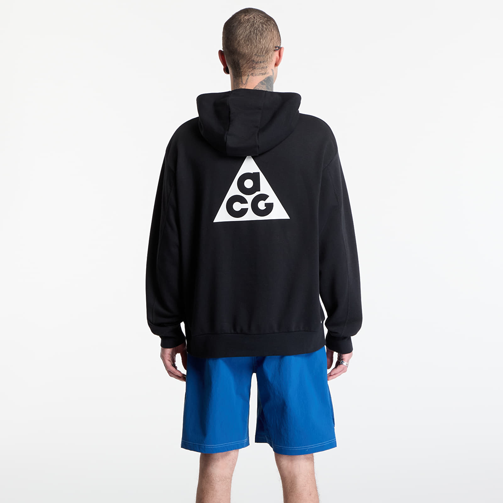 Herren-Sweatshirts Nike ACG "Magic Hour" Men's Dri-FIT Trail Hoodie Black/ Summit White/ Summit White