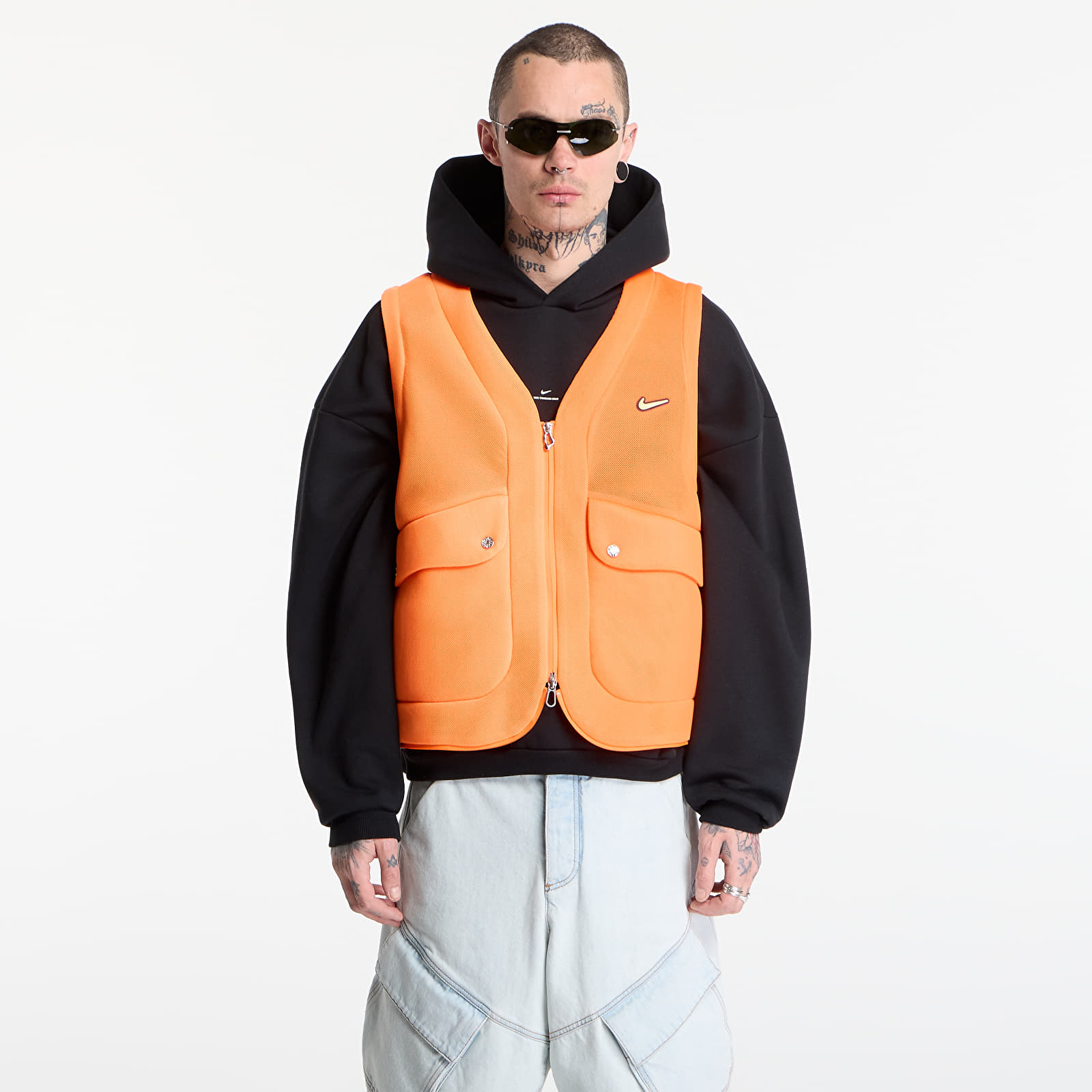 Herren-Westen Nike Project F.R.O.G. Men's Bubble Pod Vest Total Orange/ Tangerine Tint