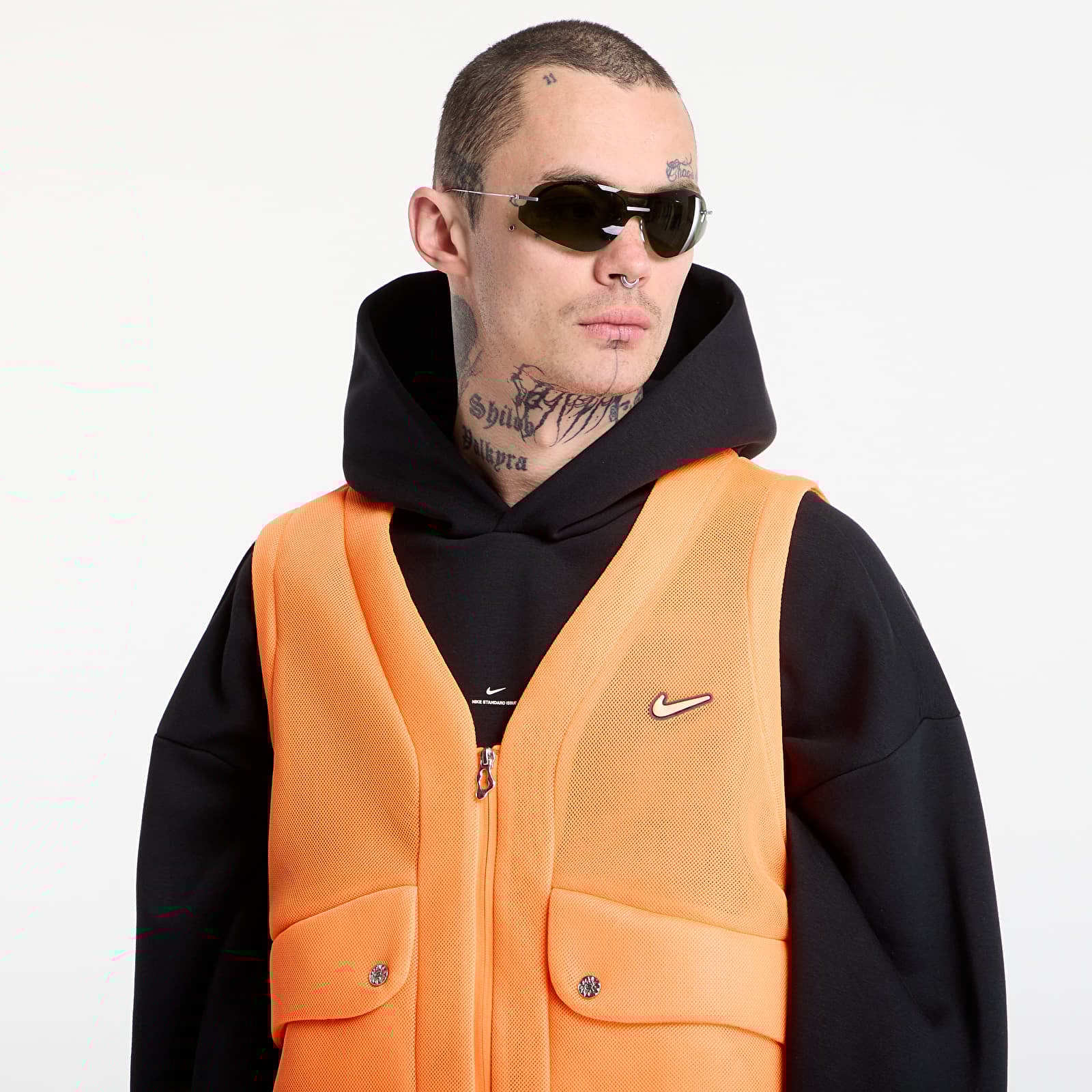 Herren-Westen Nike Project F.R.O.G. Men's Bubble Pod Vest Total Orange/ Tangerine Tint