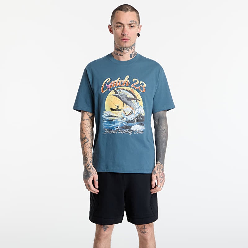 Póló Jordan Men's Graphic T-Shirt Ash Green/ White