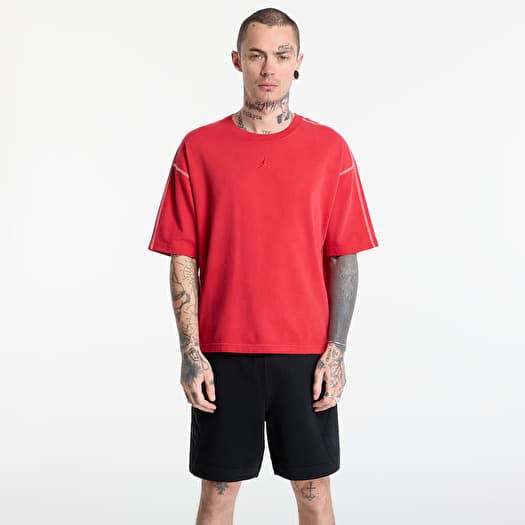 T-Shirt Jordan Flight Men's Heavyweight Short-Sleeve Top University Red/ Sail/ University Red
