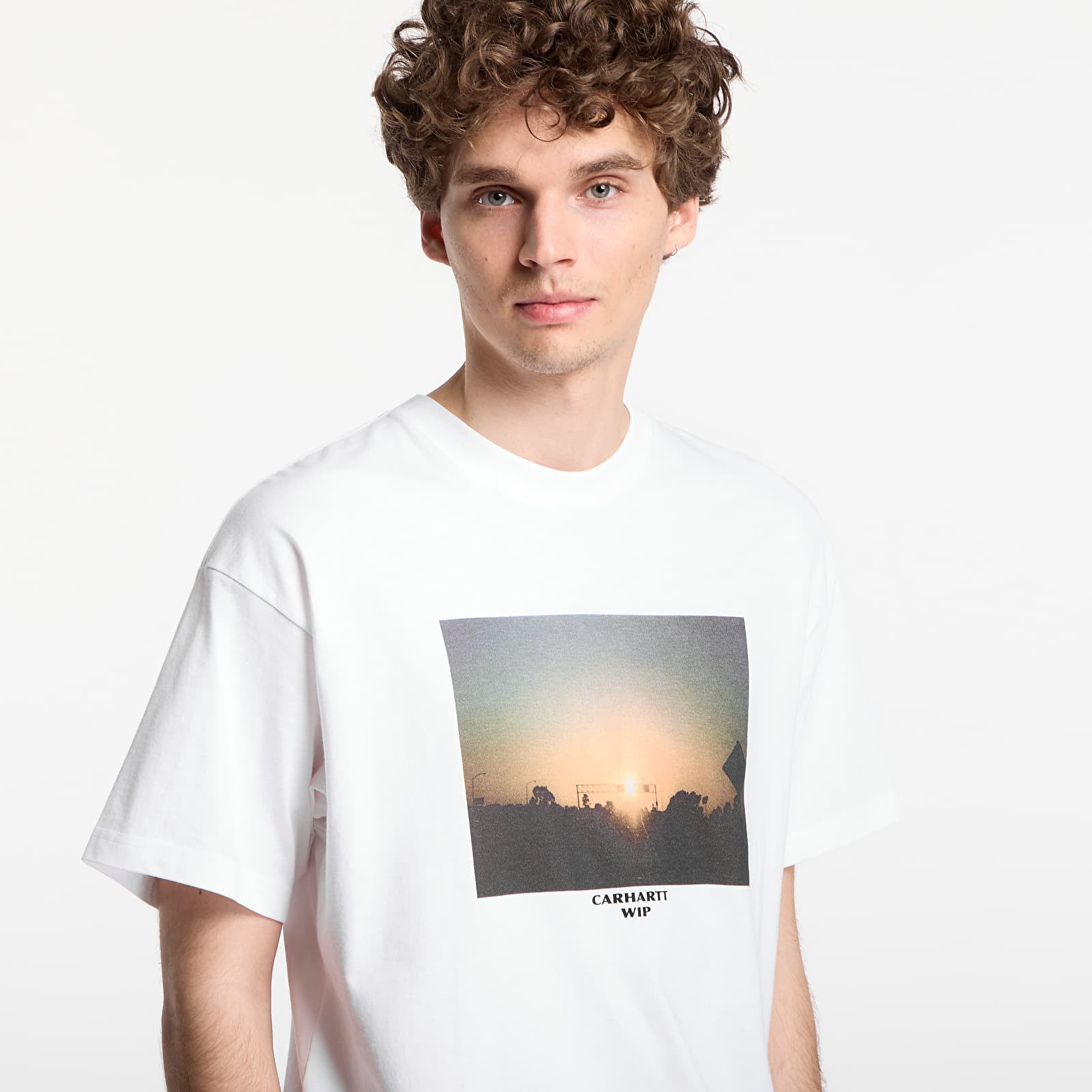 Moške majice  Carhartt WIP S/S Warm Views T-Shirt UNISEX White