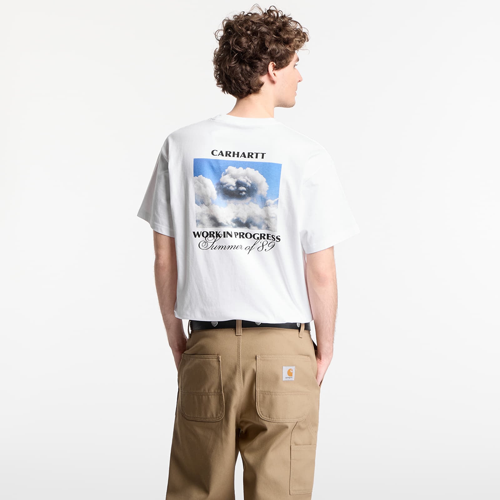 Moške majice  Carhartt WIP S/S Warm Views T-Shirt UNISEX White