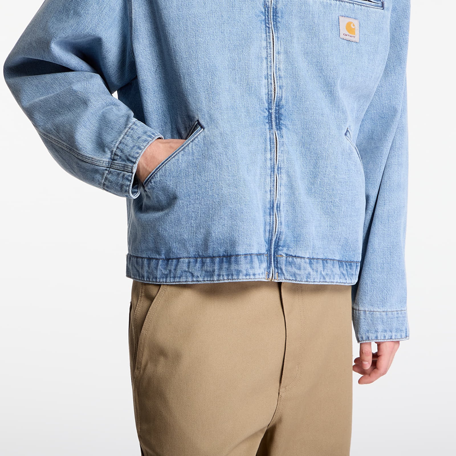Miesten takit Carhartt WIP OG Detroit Jacket UNISEX Blue/ Dusty H Brown