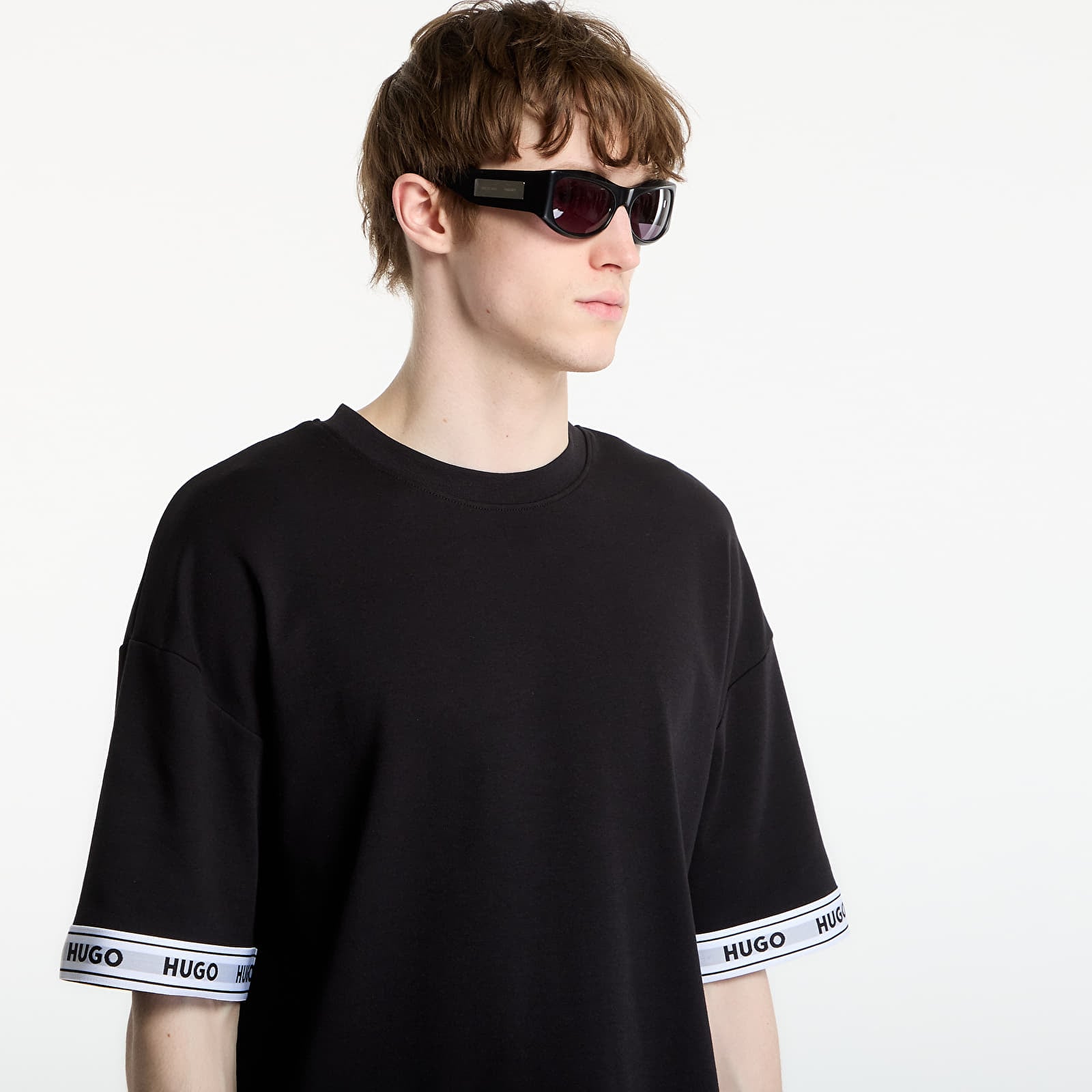 Pánske tričká Hugo Boss L-Tade T-Shirt Black