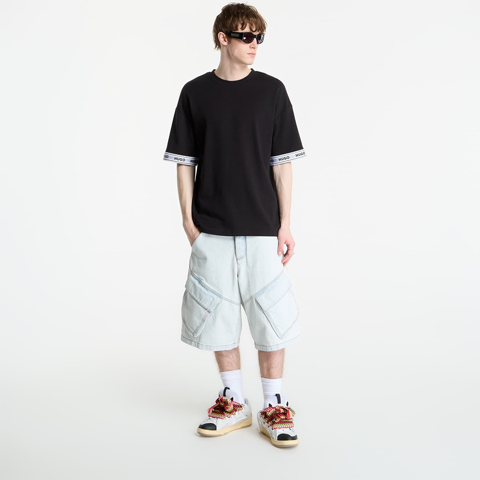 Pánske tričká Hugo Boss L-Tade T-Shirt Black