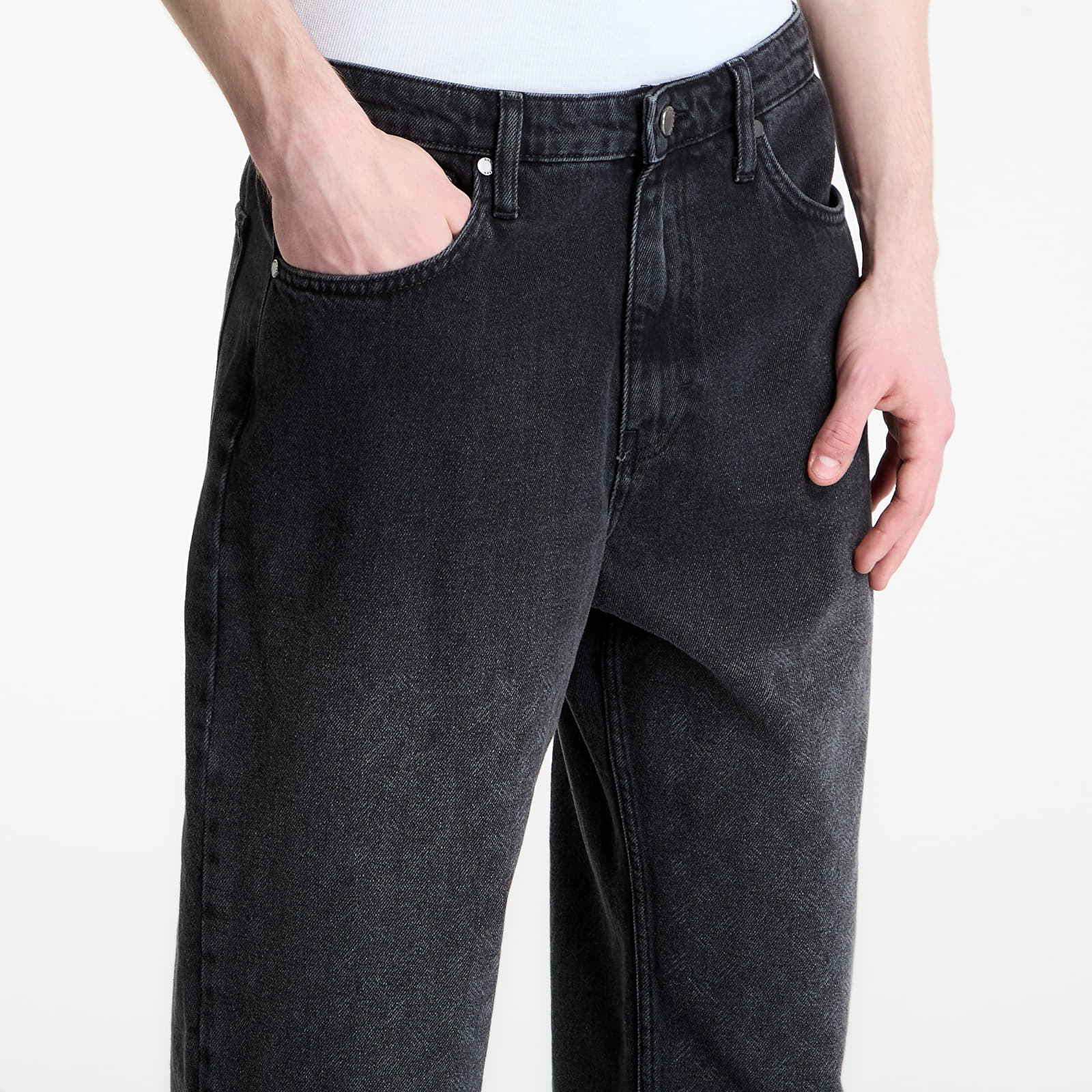 Muške traperice Daily Paper Amba Monogram Jeans V2 Black