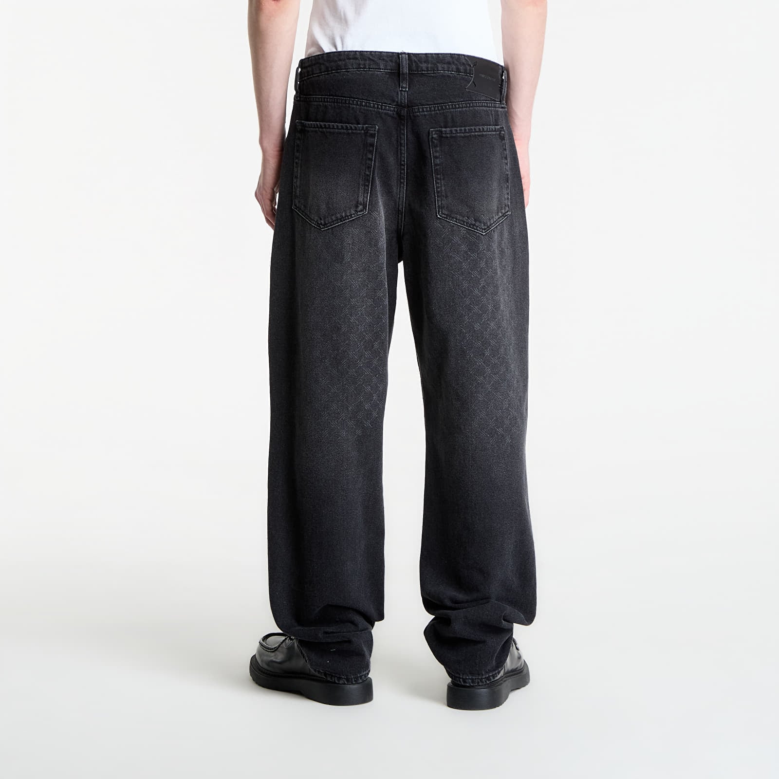 Muške traperice Daily Paper Amba Monogram Jeans V2 Black