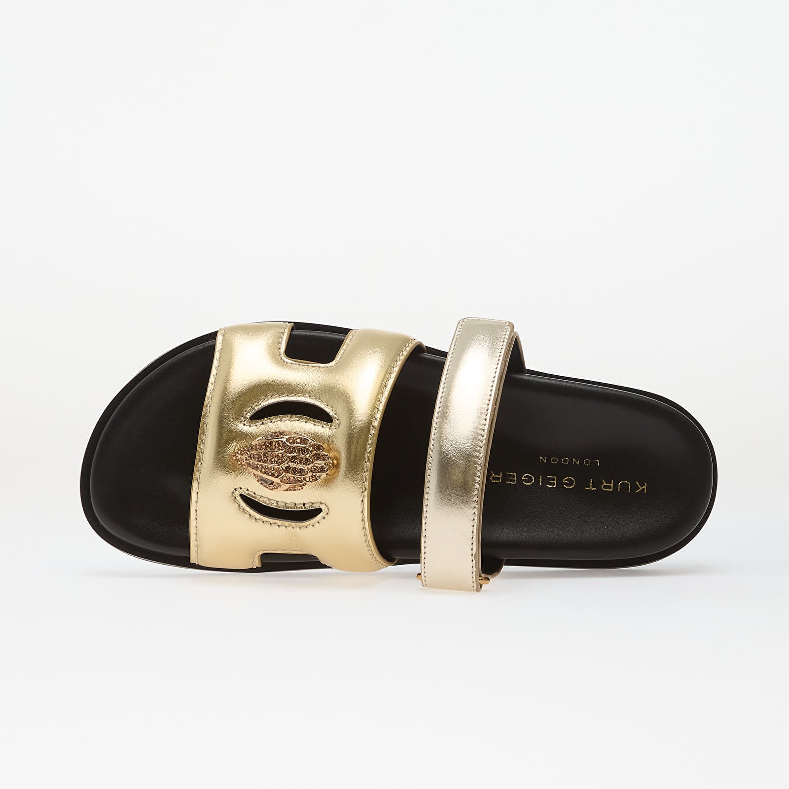 Férfi cipők Kurt Geiger Eagle Cut Out Sandal Gold Comb