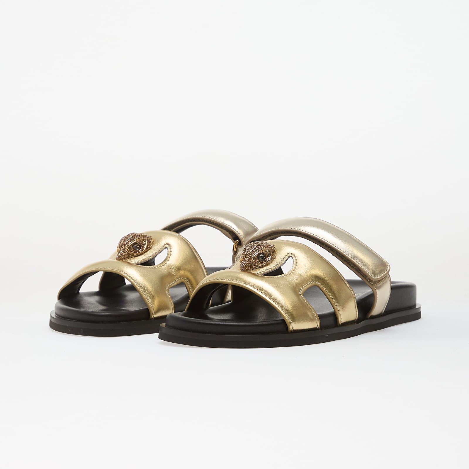 Férfi cipők Kurt Geiger Eagle Cut Out Sandal Gold Comb