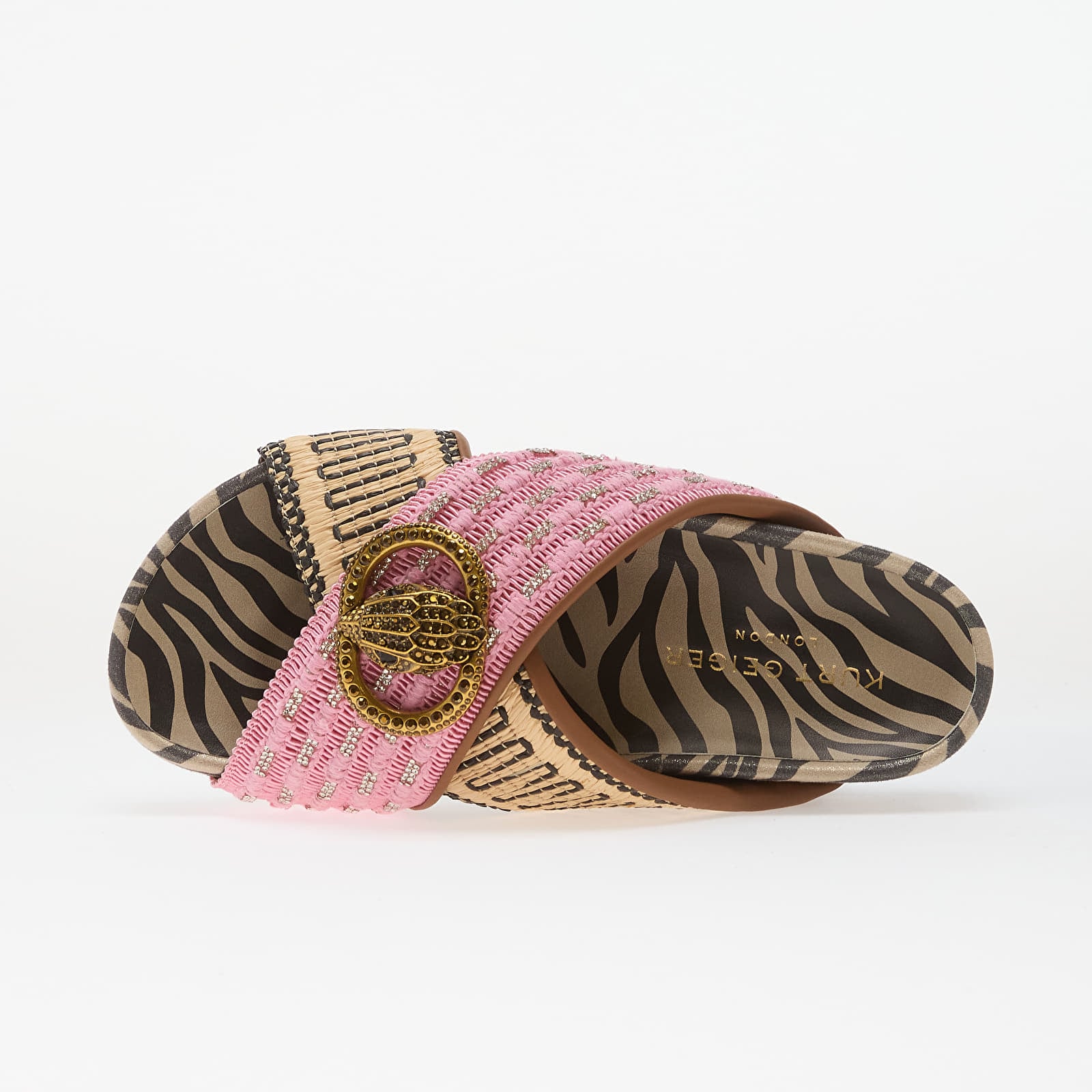 Chaussures et baskets femme Kurt Geiger Chelsea Cross Strap Pink Comb