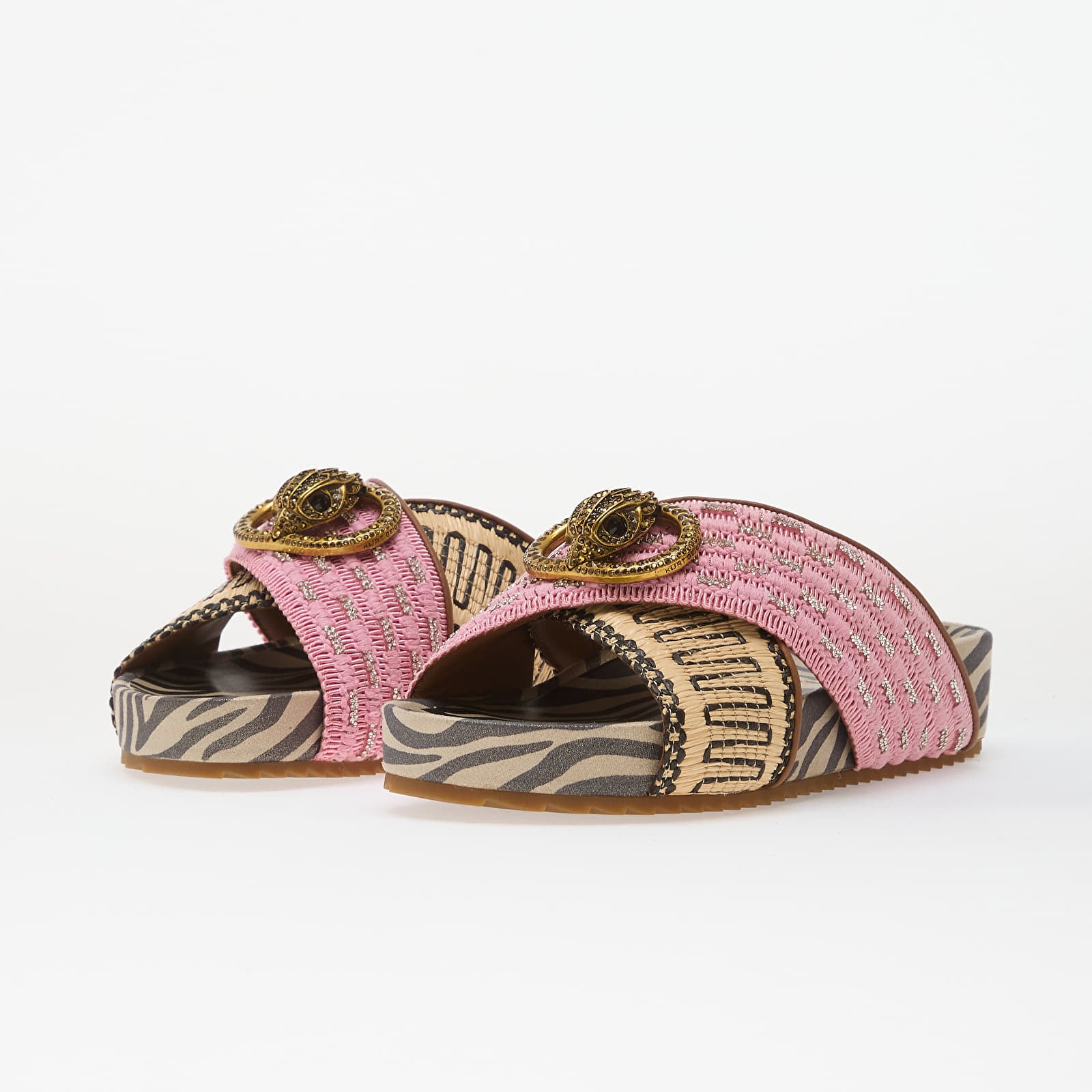 Chaussures et baskets femme Kurt Geiger Chelsea Cross Strap Pink Comb