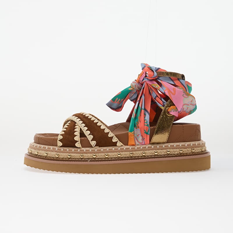 Kurt Geiger Orson Cross Scarf Sdl Tan Comb