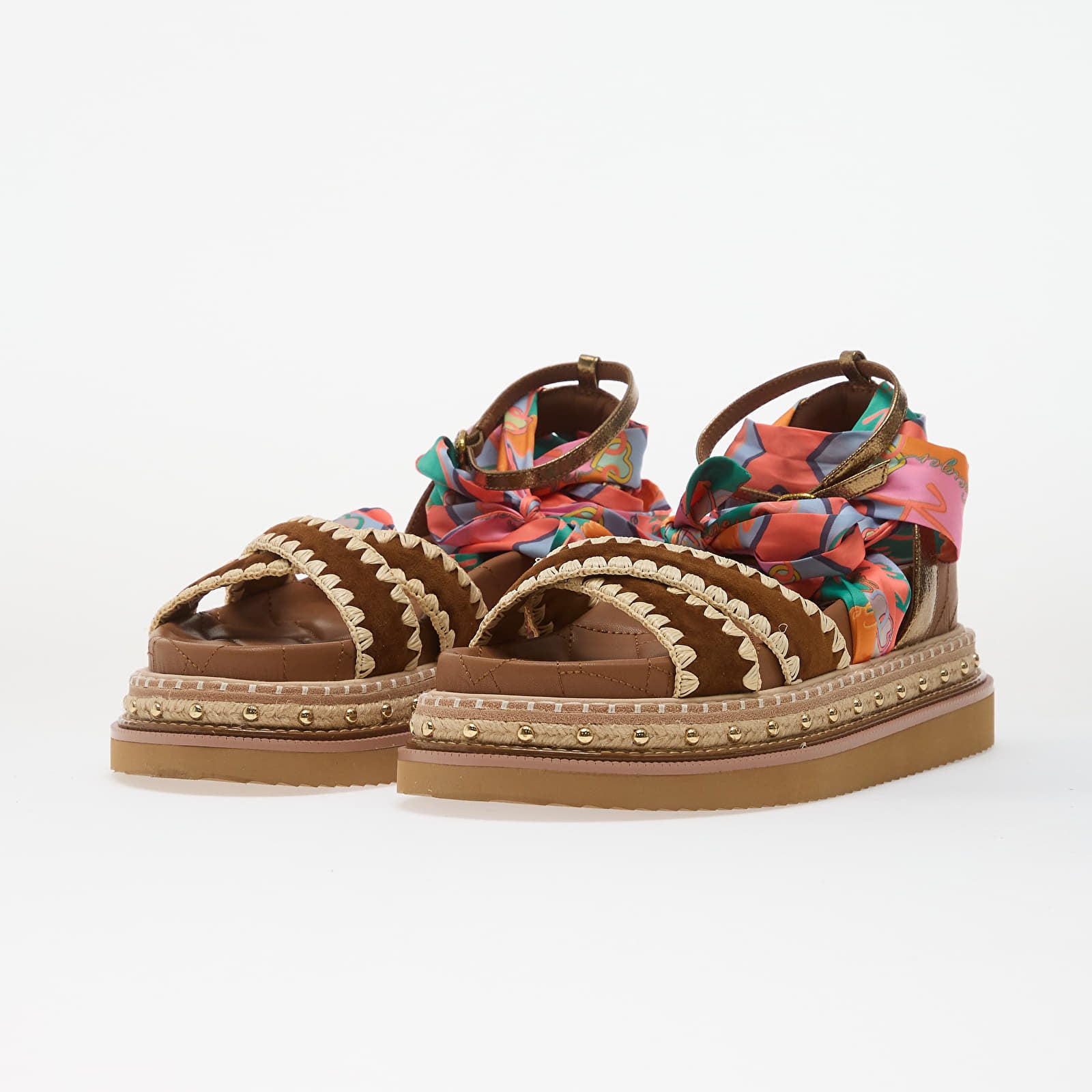 Férfi cipők Kurt Geiger Orson Cross Scarf Sdl Tan Comb