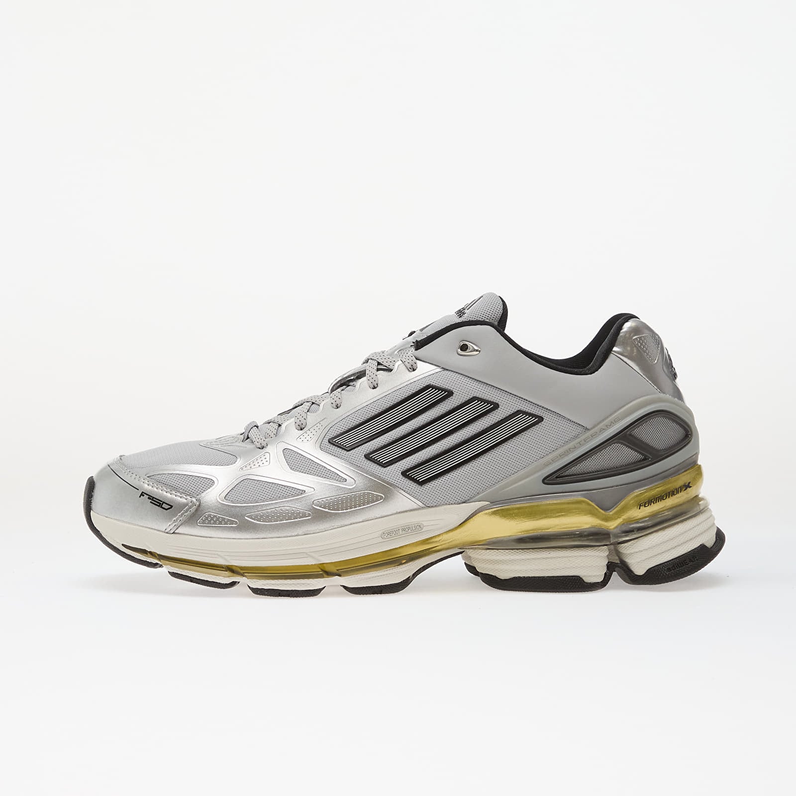 Men's sneakers and shoes adidas Adizero F50 Silver Metallic/ Core Black/ Gold Metallic