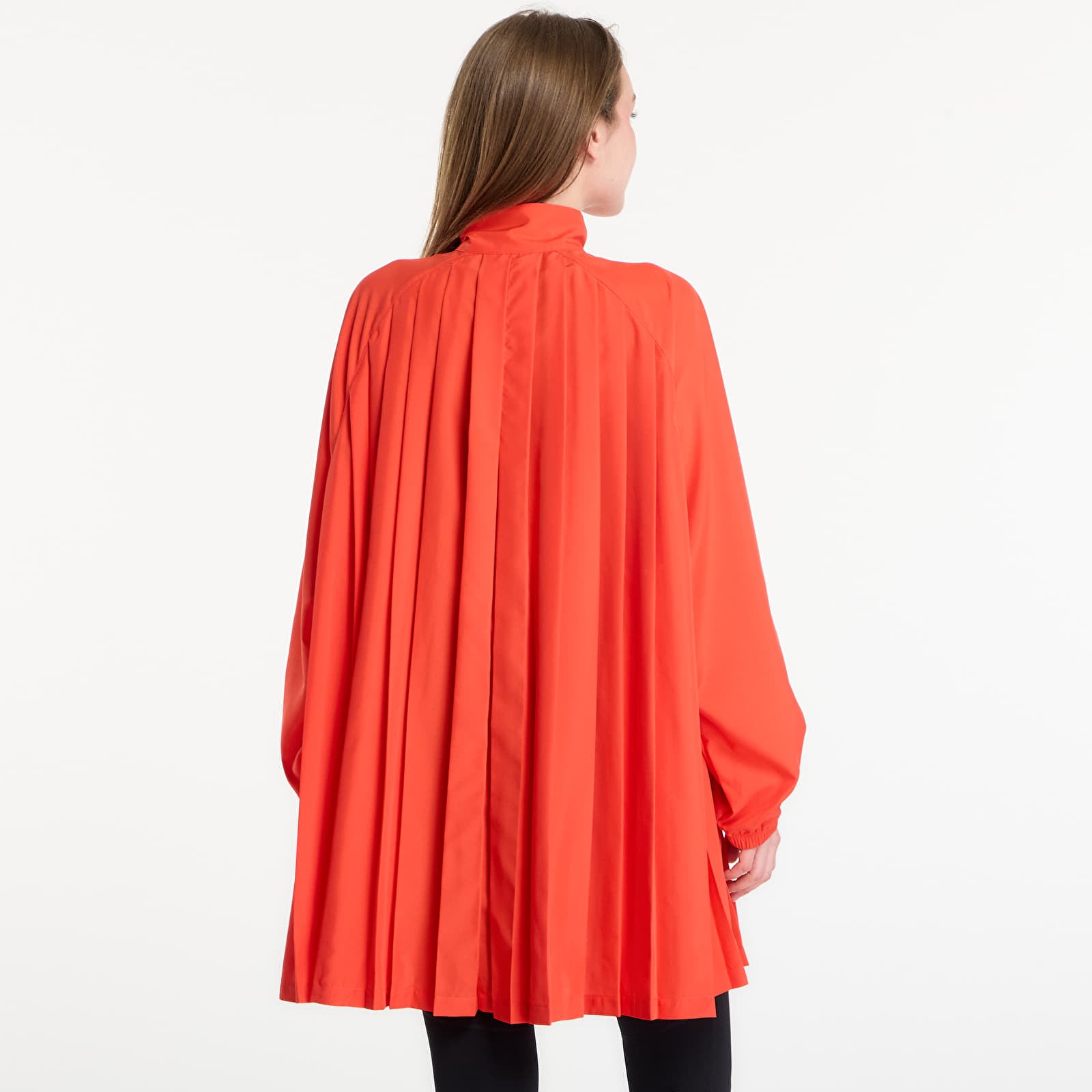 Women's dresses Nike Sportswear Women's Oversized Long-Sleeve Pleated Mini Dress Lt Crimson/ Lt Crimson