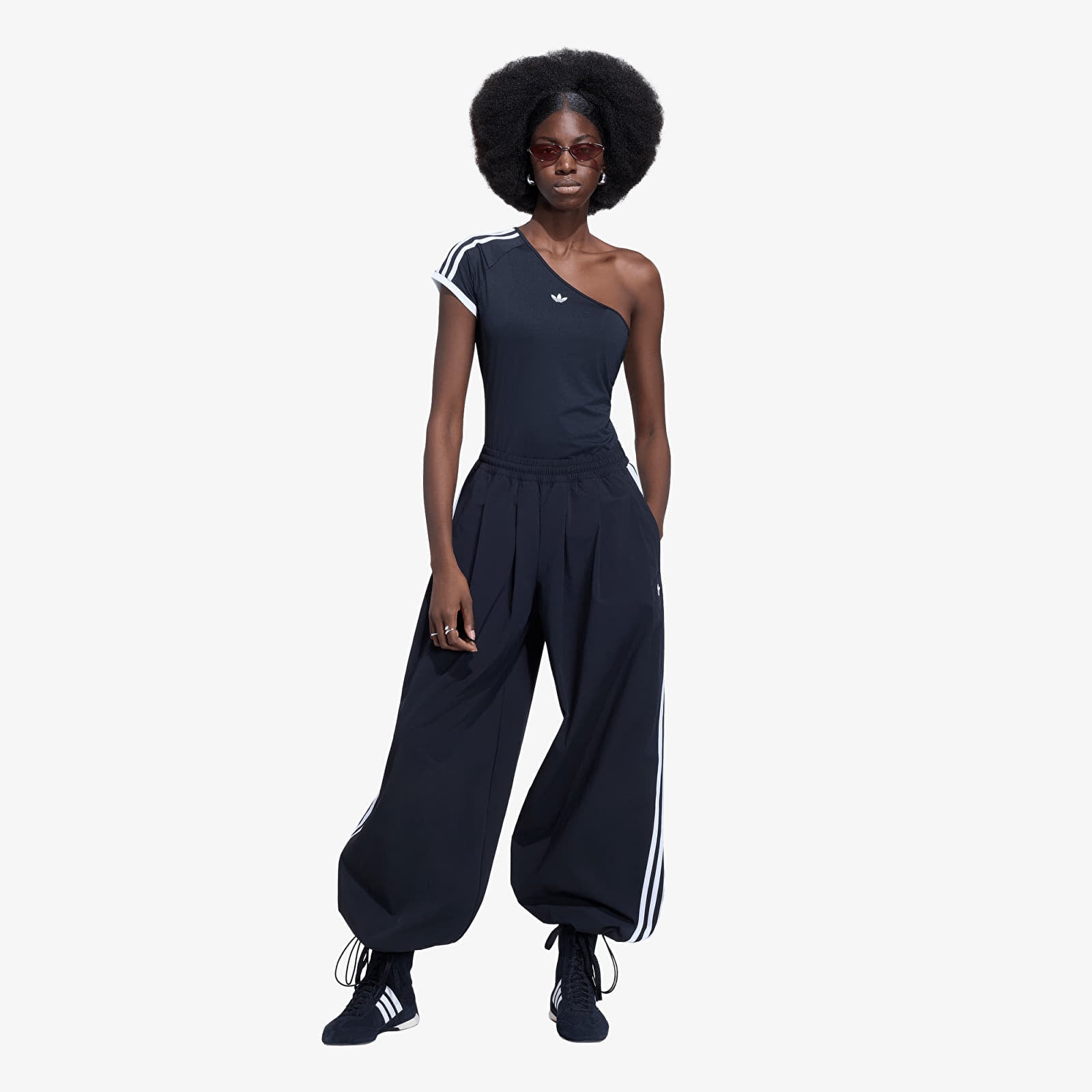 Women's Sweatpants adidas Adilenium 5.0 Og Adilenium Track Tracksuit Bottoms With Pleats Black