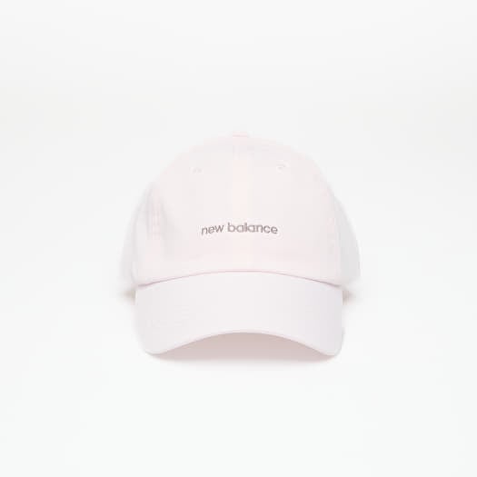Hætte New Balance Women's 6 Panel Linear Logo Hat Pink Salt