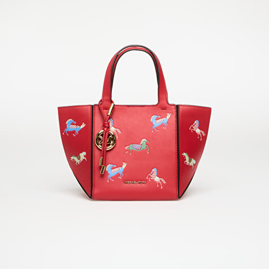 Michael Kors Sm Conv Cinched Tote Crimson