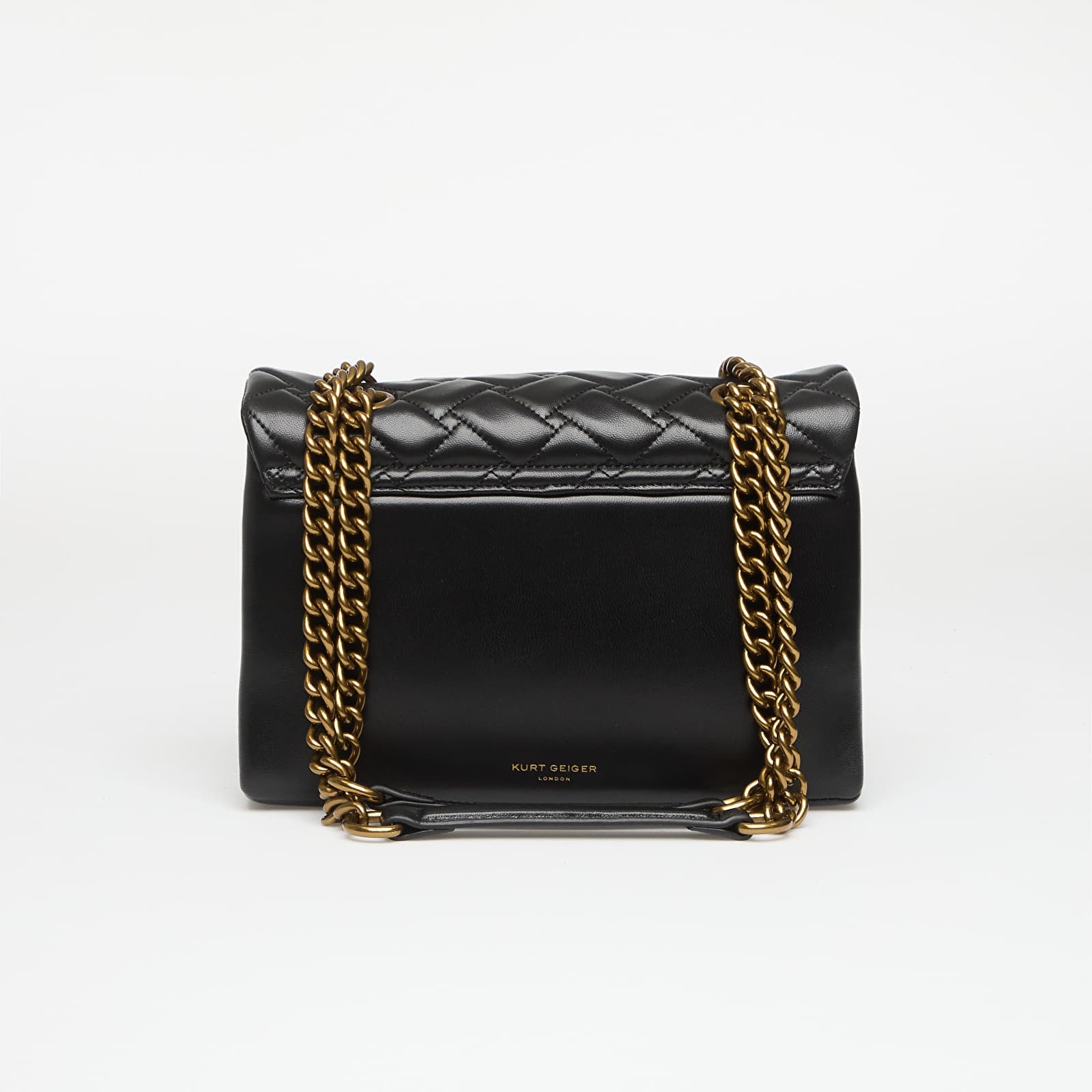 Kabelky Kurt Geiger Leather Kensington X Bag Black