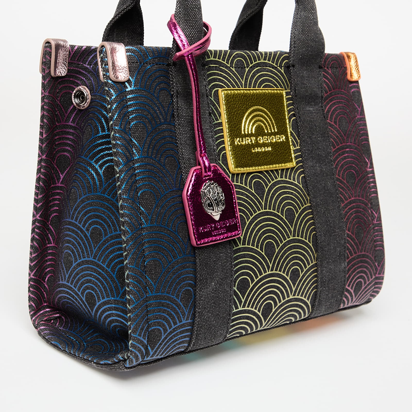 Kabelky Kurt Geiger Small Southbank Tote Black/ Other