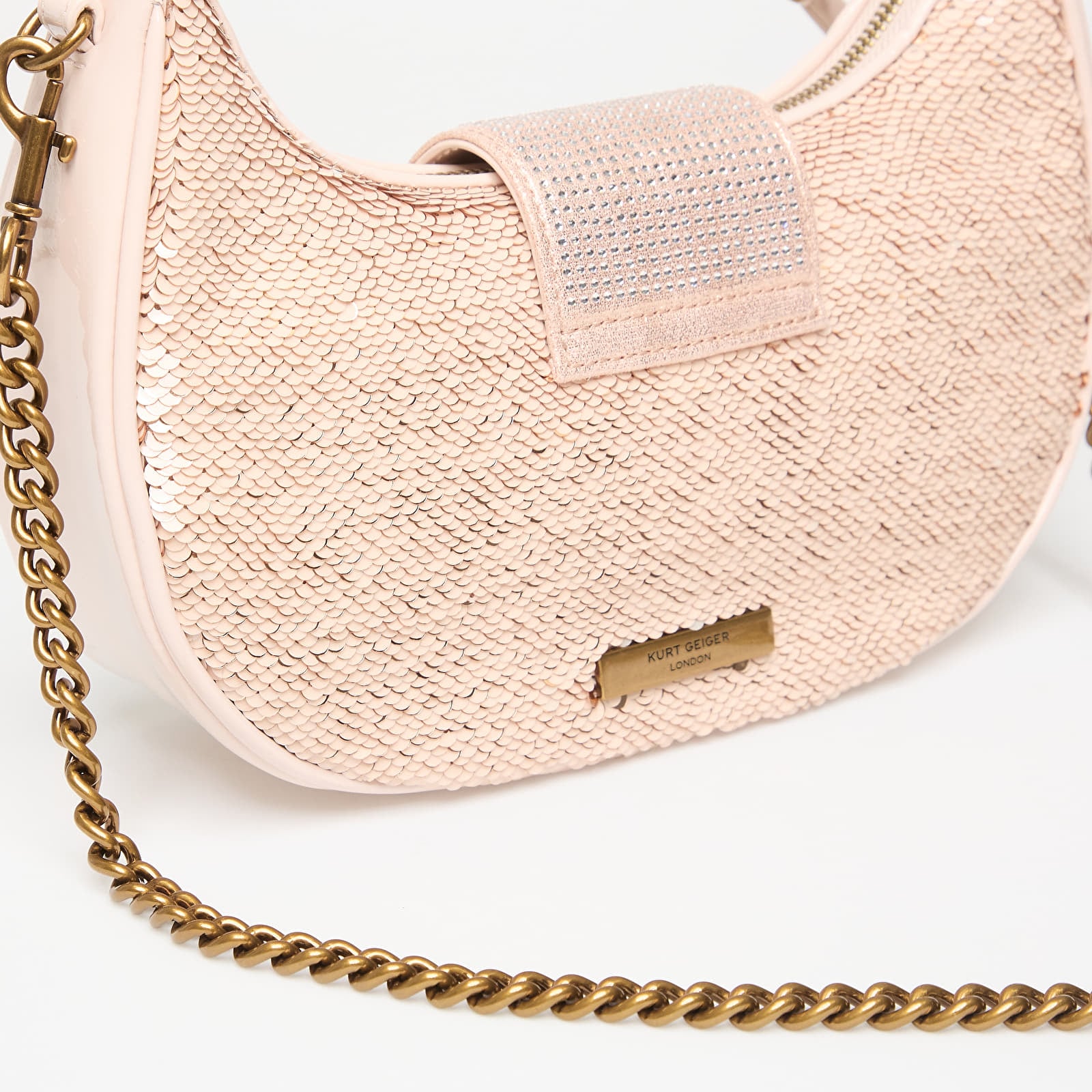Kabelky Kurt Geiger Sm Chelsea Hobo Pale Pink