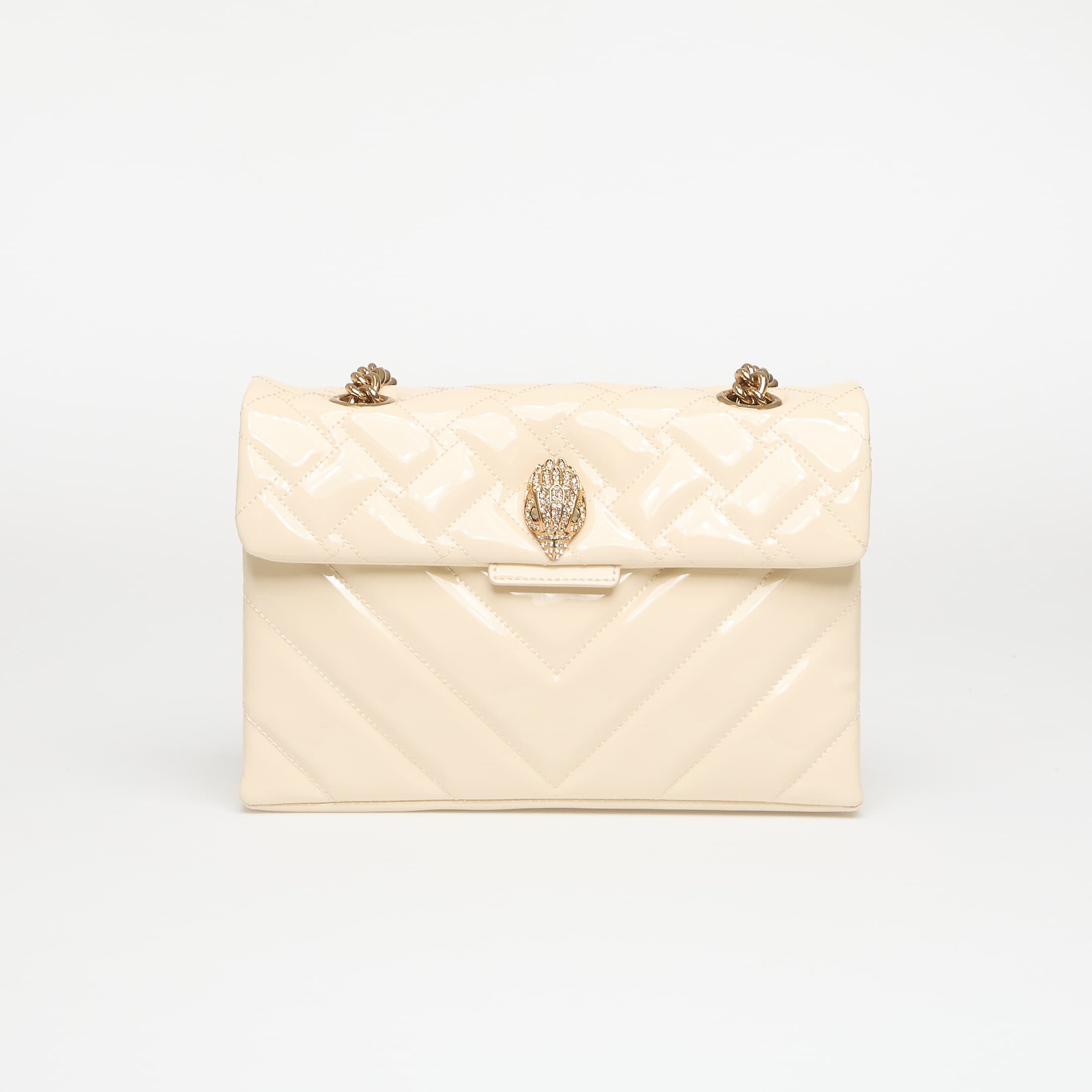 Kurt Geiger Leather Kensington Bag Cream Universal