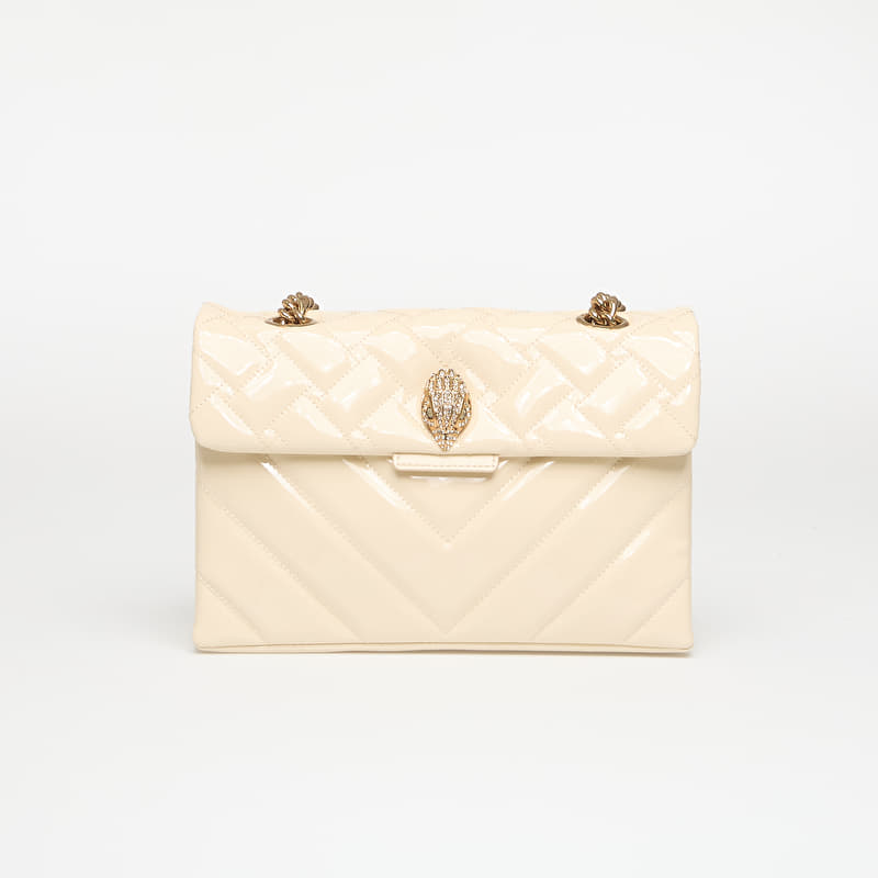 Kurt Geiger Leather Kensington Bag Cream