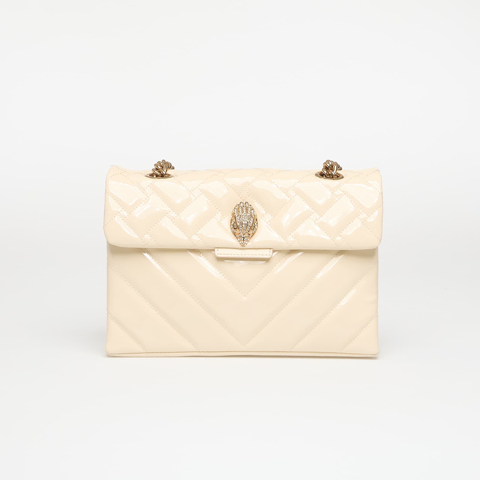 Kabelky Kurt Geiger Leather Kensington Bag Cream
