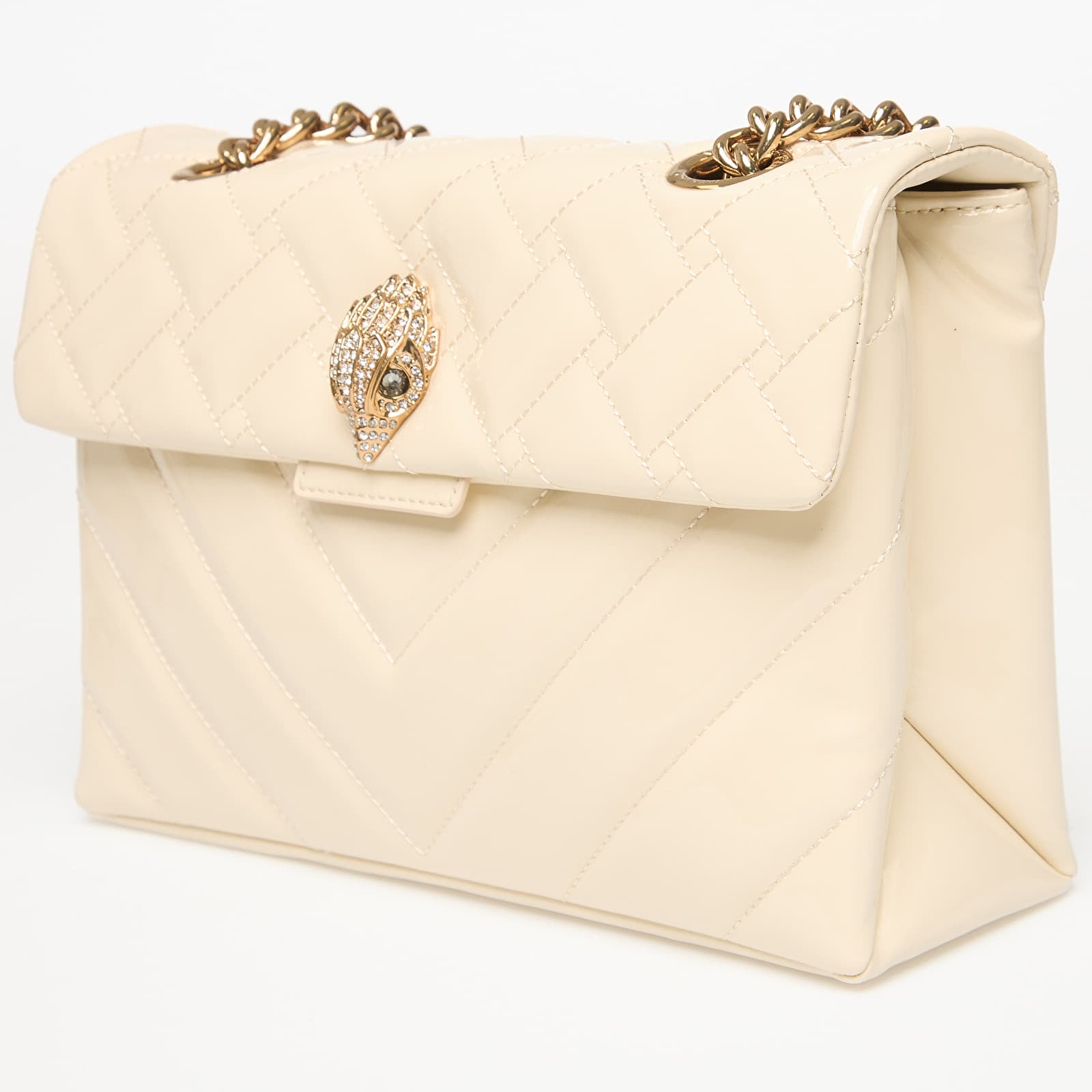 Kabelky Kurt Geiger Leather Kensington Bag Cream