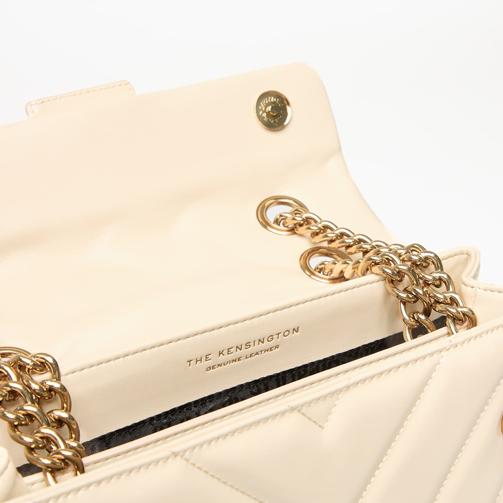 Kabelky Kurt Geiger Leather Kensington Bag Cream