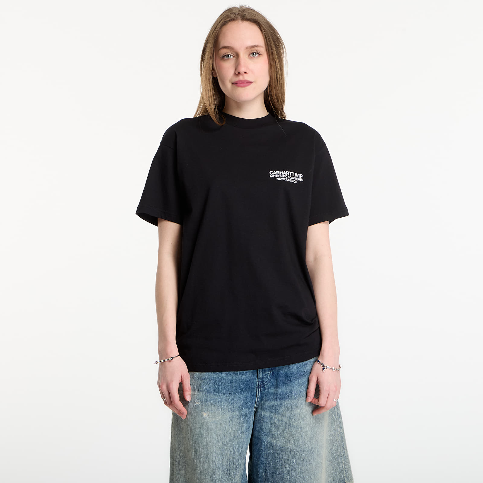 Férfi pólok Carhartt WIP S/S Sean Hamilton 03 T-Shirt UNISEX Black