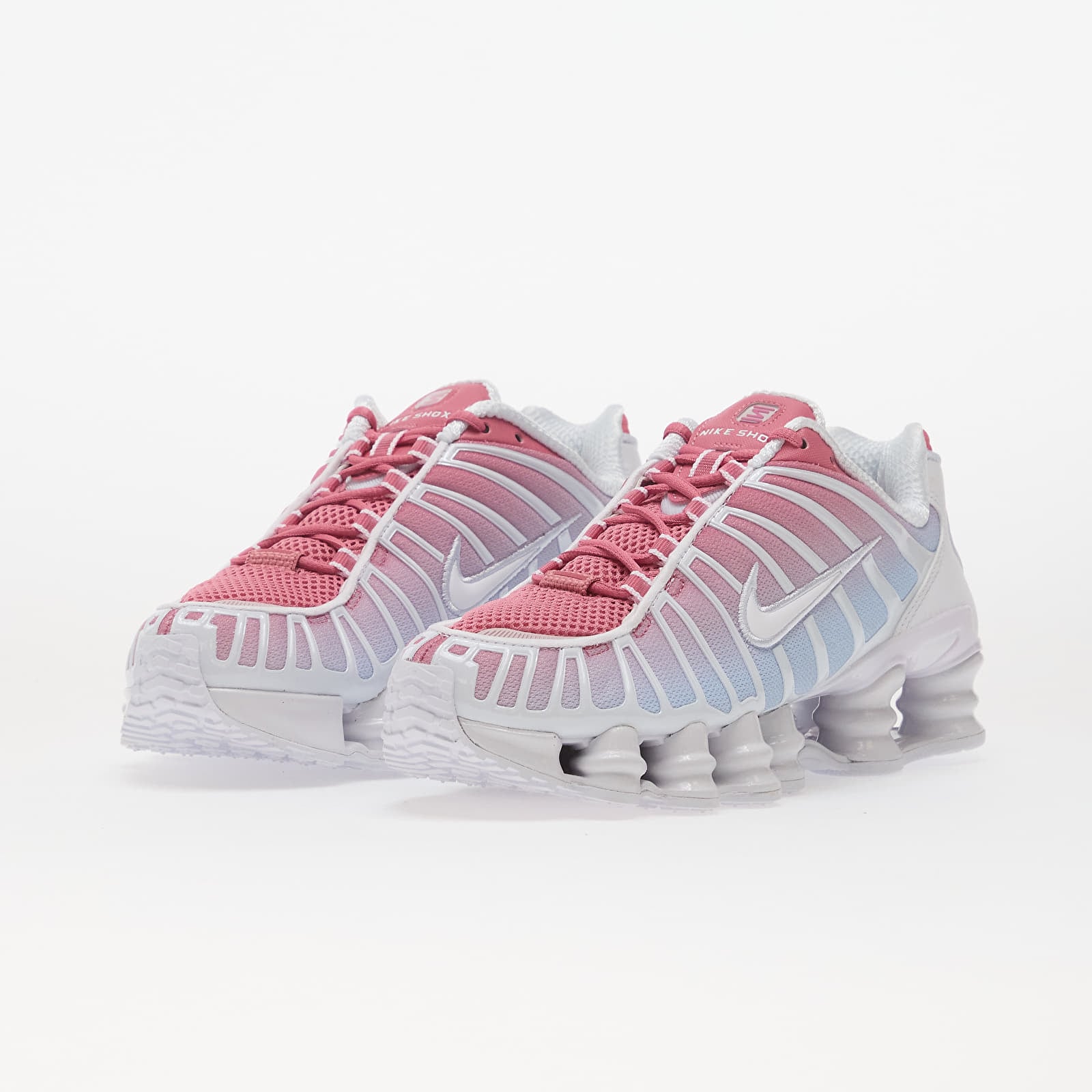 Women's sneakers and shoes Nike Shox TL Fade White/ Football Grey-Peony