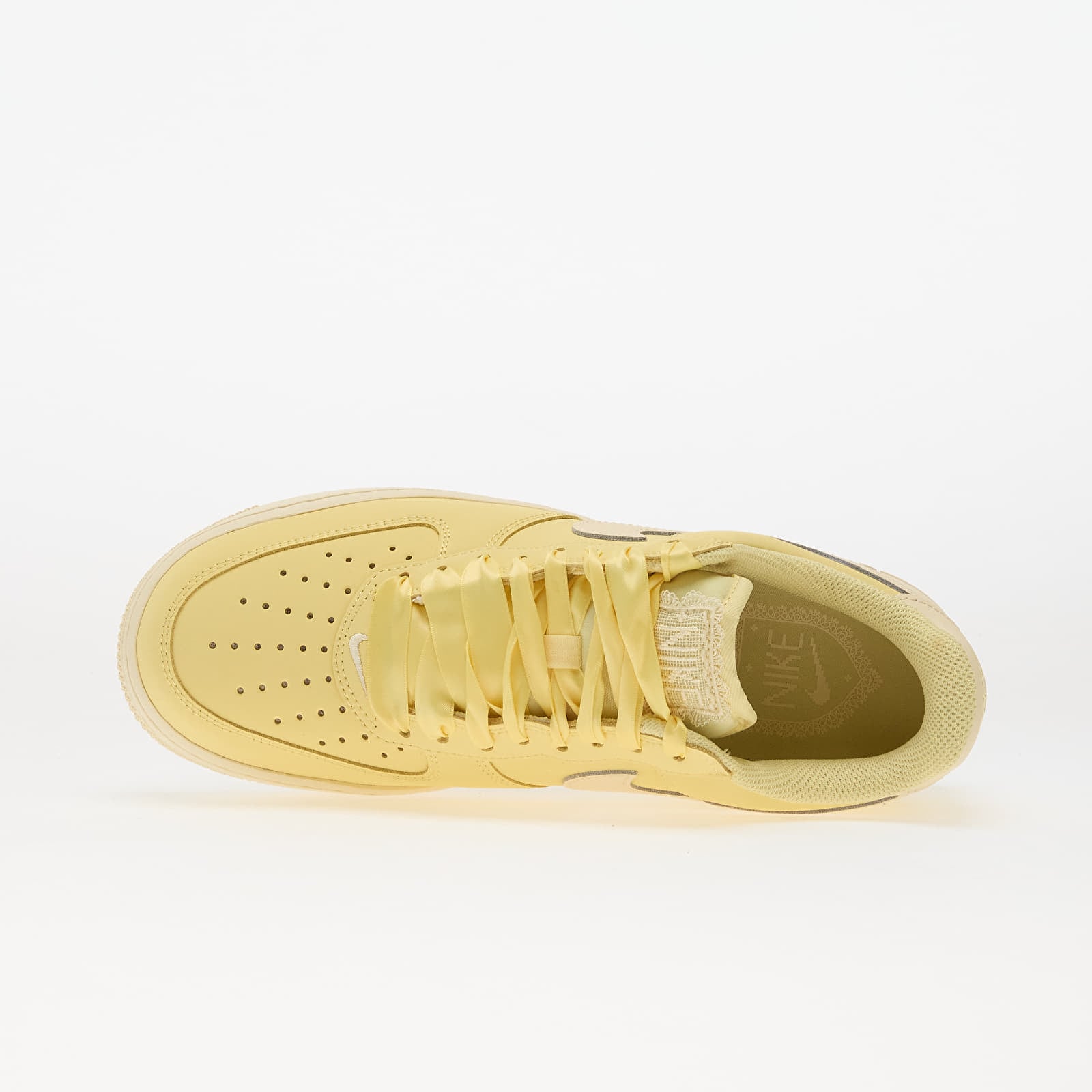 Women's sneakers and shoes Nike Air Force 1 Retro Premium Soft Yellow/ Sunbleach-Soft Yellow